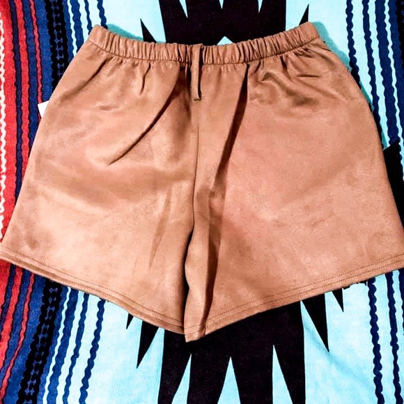 Rust Fringe Shorts - Picture 2 of 5